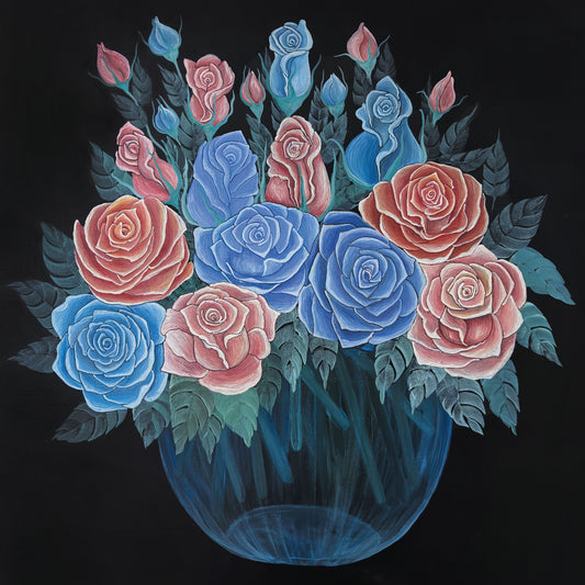 크림 장미[cream rose]